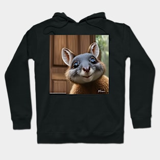 A Quokka selling carbon offsets Hoodie